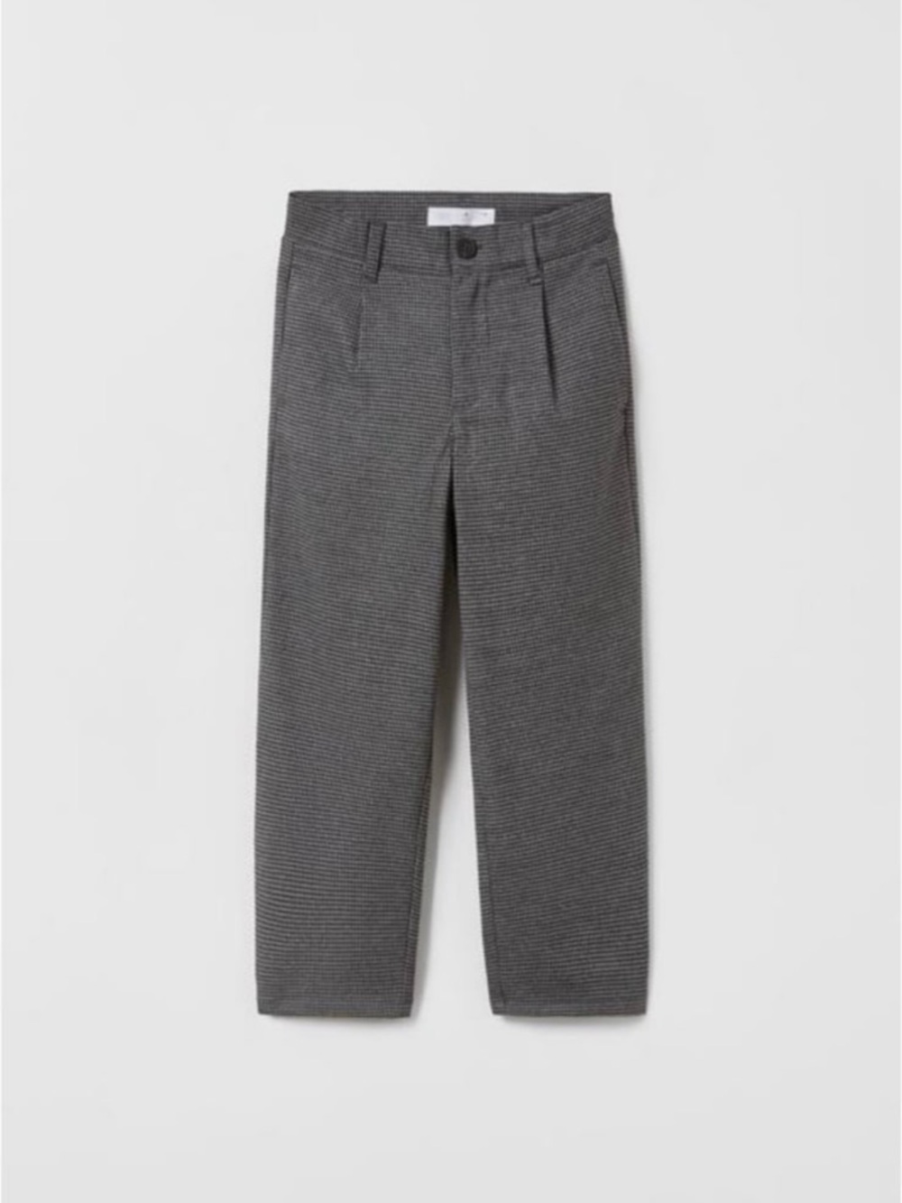 ZARA Plaid Flannel Trousers Pants